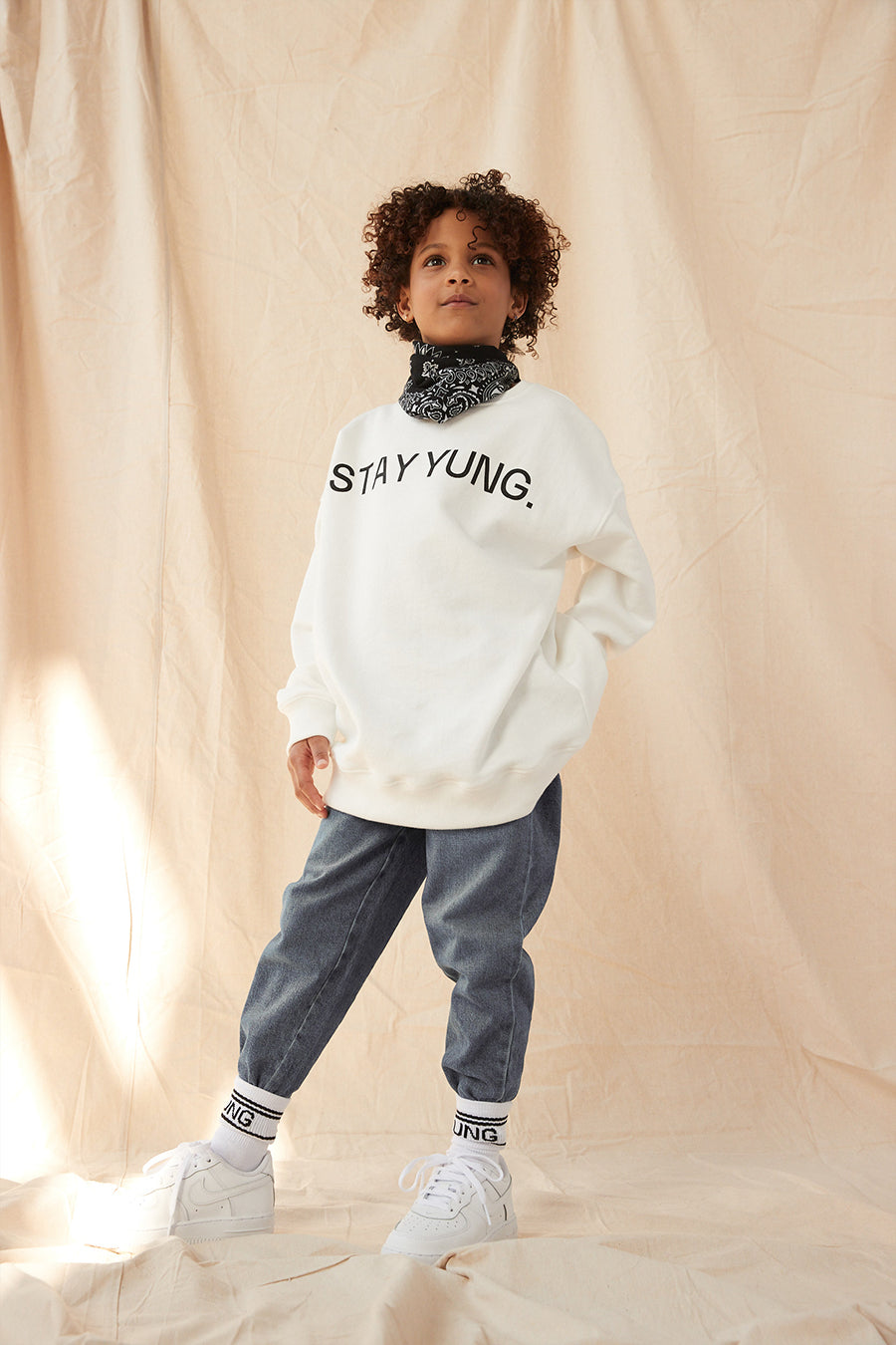 Kids discount oversized sweatshirt